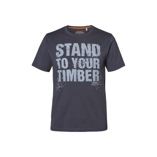 T-shirt SZ L "STAND TO YOUR TIMBER"